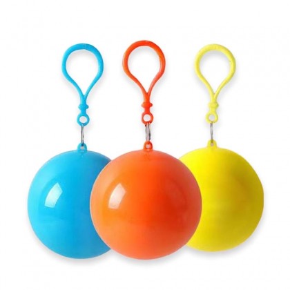 Compress Raincoat Ball Shape With Hook